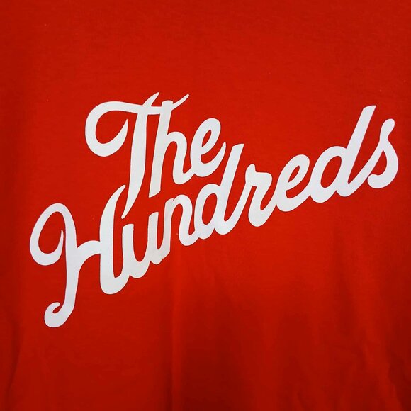 5/$25 The Hundreds Red Graphic T-Shirt Size Large - Picture 3 of 5